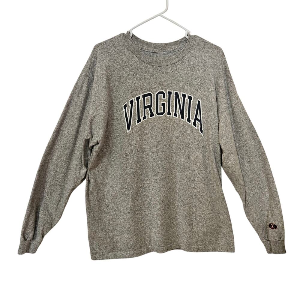 University Of Virginia Sweatshirt 46 Inch Chest Gray Lightweight Cavaliers